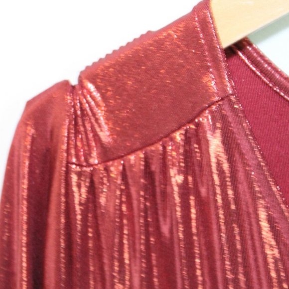 Torrid Red Liquid Knit Tea Length Dress H11455 - Picture 7 of 12